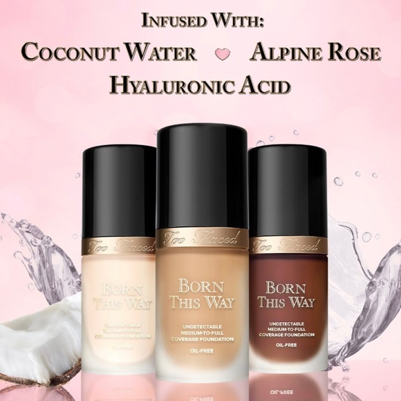 TOO FACED Born This Way Undetectable Foundation NUDE - Picture 10 of 14